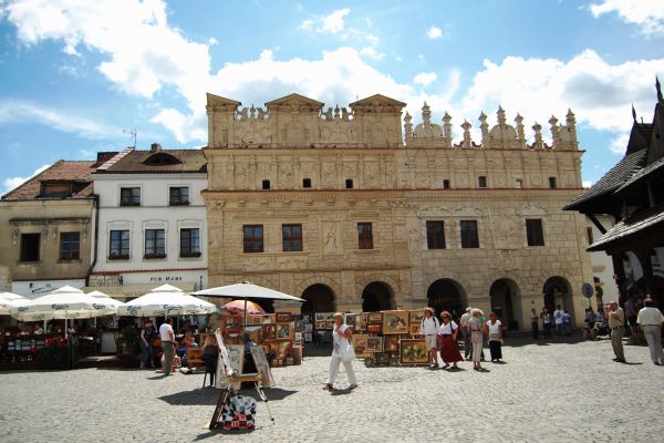 Kamienice Przybyłów na Rynku w Kazimierzu Dolnym