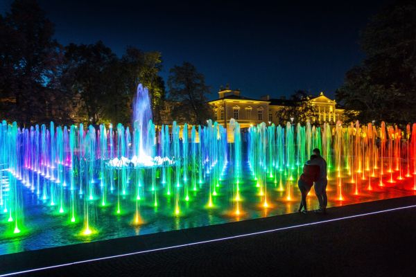 Fontanna na Placu Litewskim w Lublinie